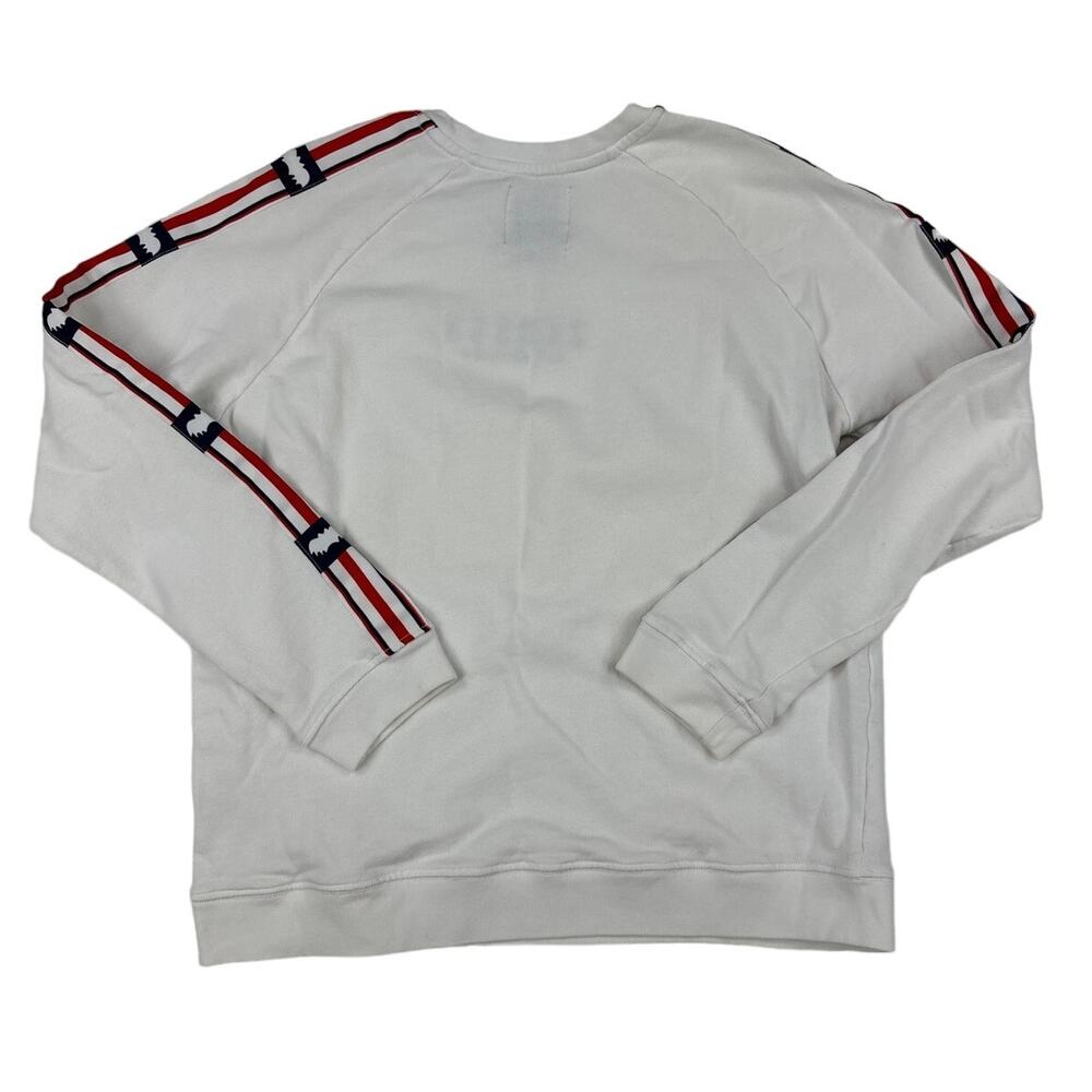 Zoe Karssen - ZKRSSN Crew Sweatshirt & Matching Sweatpants in White Blue & Red - Picture 4 of 8